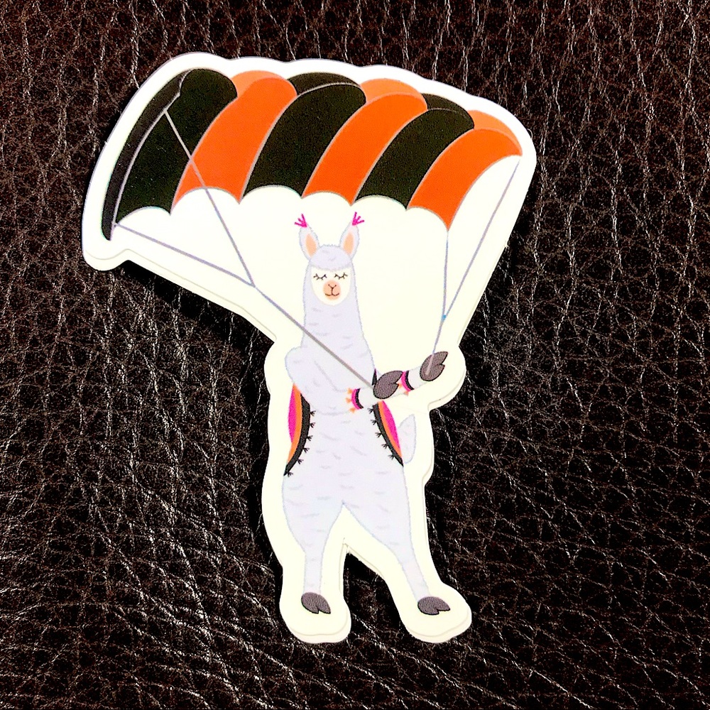 Llama Sail Extreme Single Decor Accent Athletics Sticker